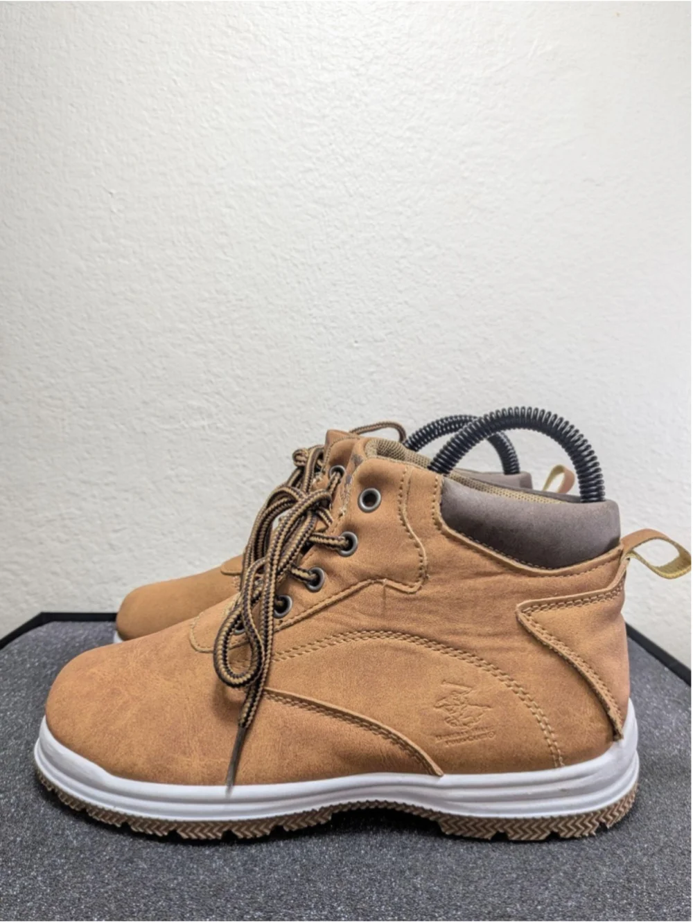 Beverly Hills Polo Club Ankle Boots Kids Size 1 Brown Synthetic Casual O-BH84692